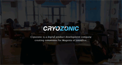 Desktop Screenshot of cryozonic.com