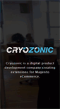 Mobile Screenshot of cryozonic.com