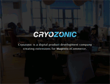 Tablet Screenshot of cryozonic.com